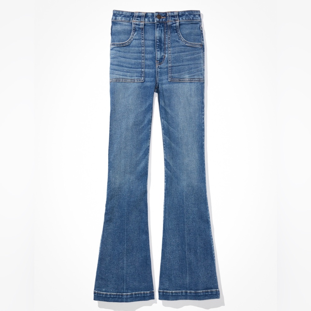 AE Ne(x)t Level Super High-Waisted Flare Jean